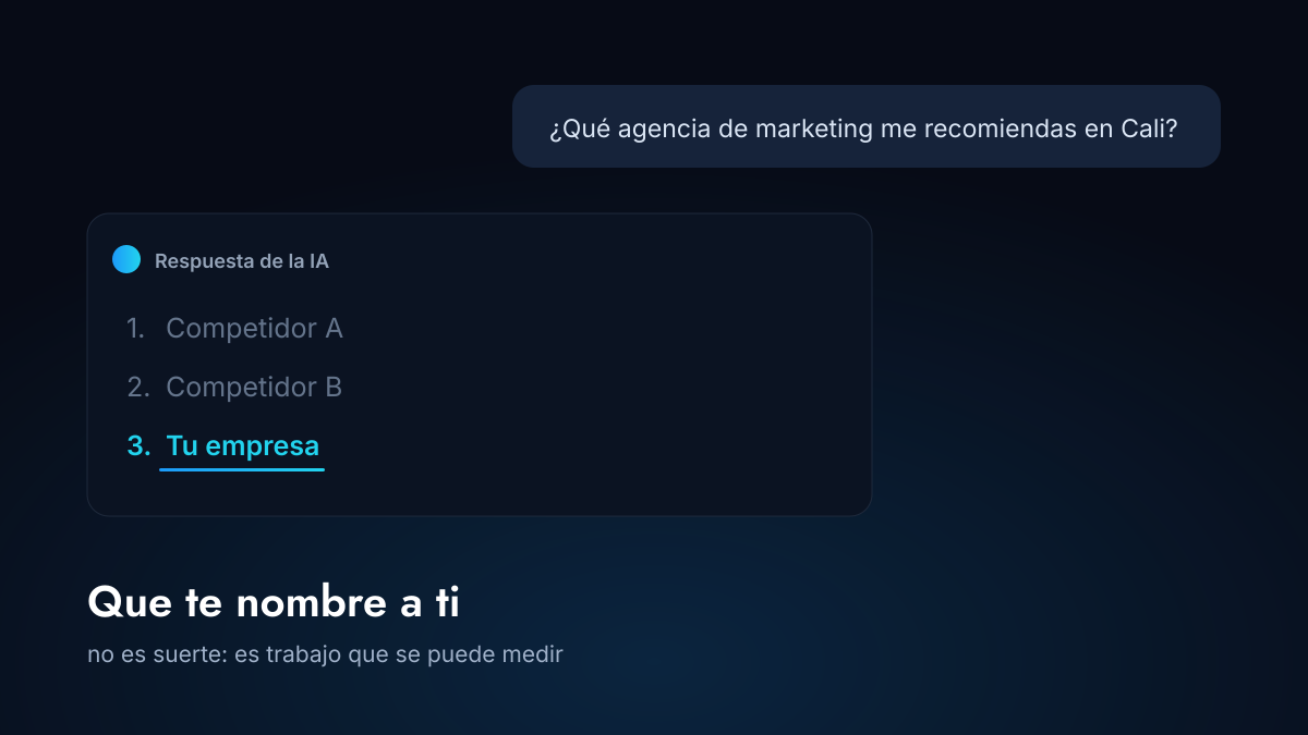 Mi empresa no aparece cuando le preguntan a ChatGPT: por qué pasa y cómo se arregla